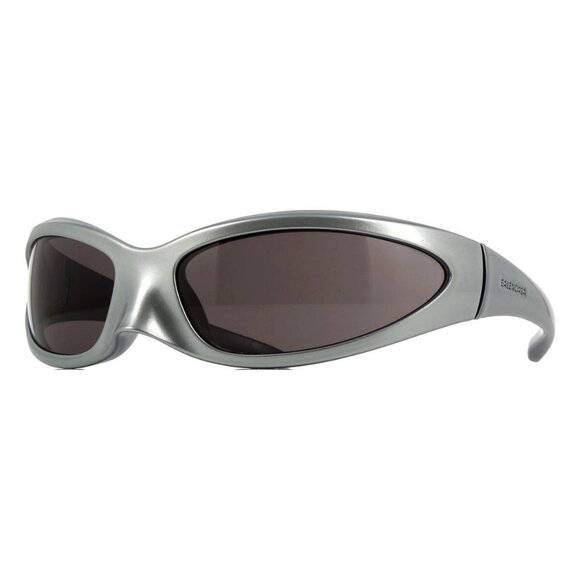 Balenciaga Accessories - New BALENCIAGA Silver Wraparound BB0251S 005 Sunglasses Women